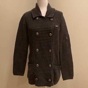 Duffy Wool & Cashmere Cardigan Sweater